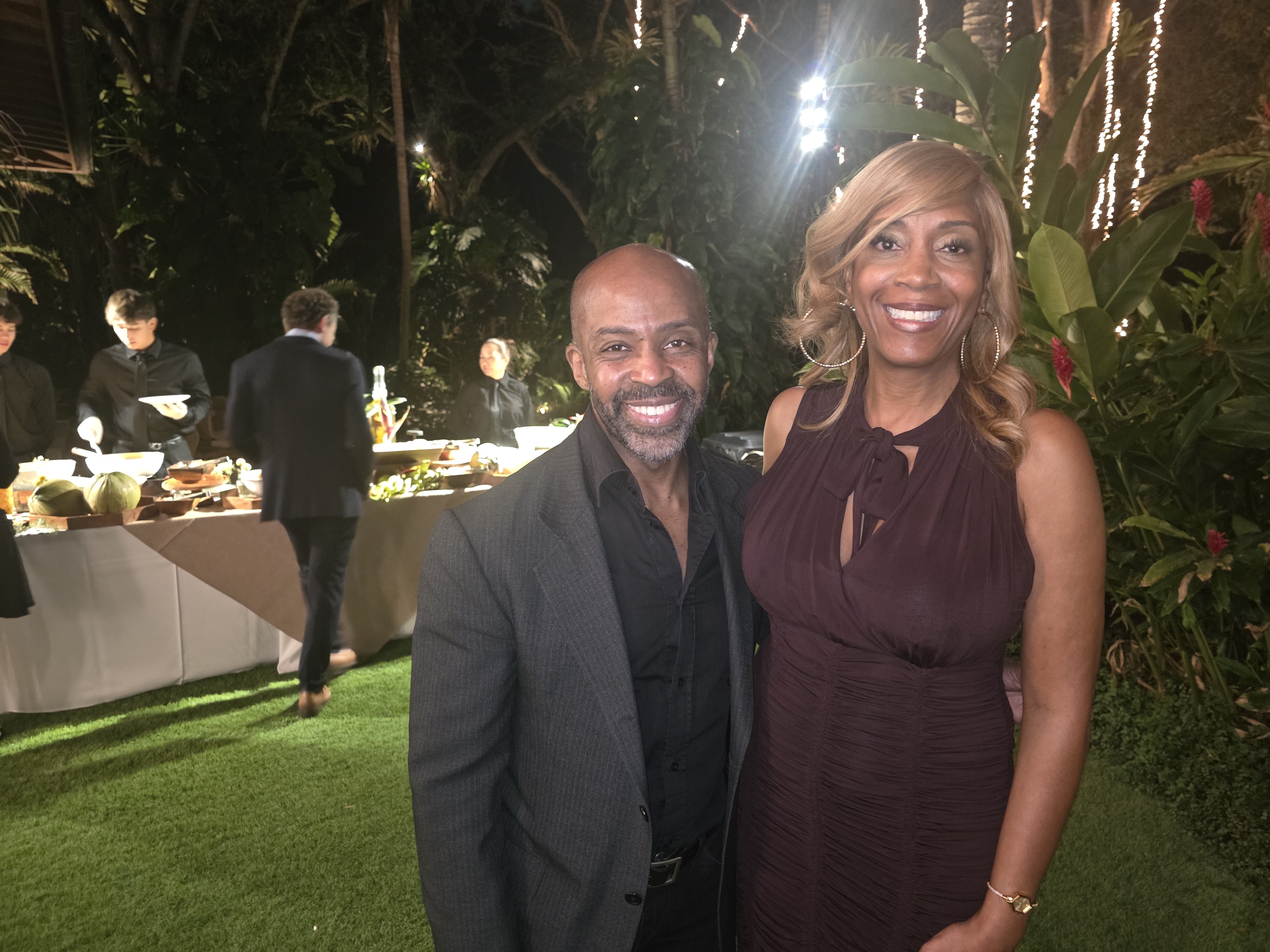 Beatrice Louissaint with Alphonso David, Esq. at Global Black Economic Forum
