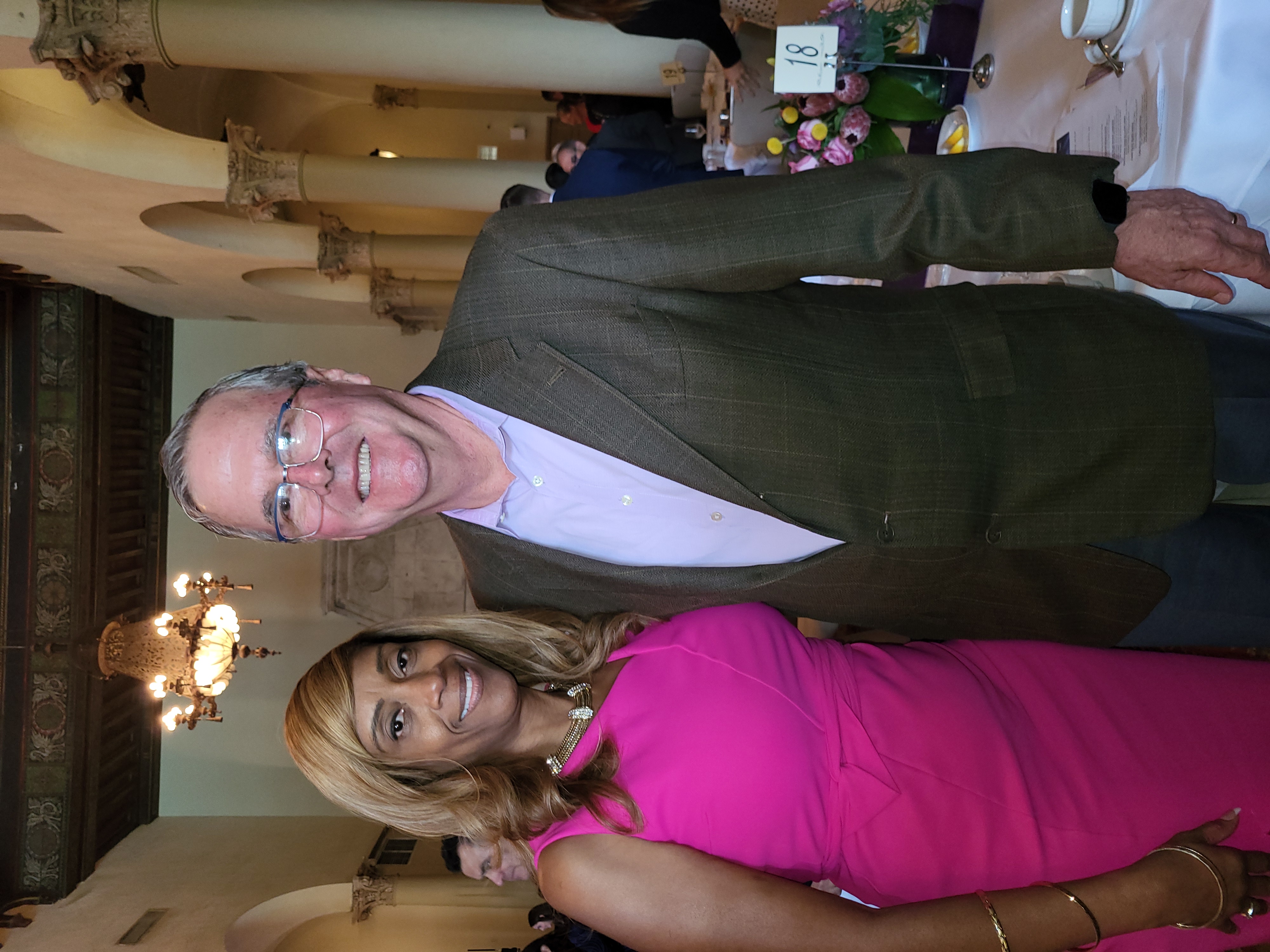 Beatrice Louissaint with Governor Jeb Bush