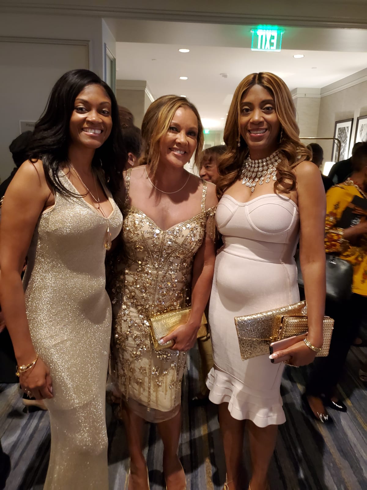 Beatrice Louissaint with Vanessa Williams