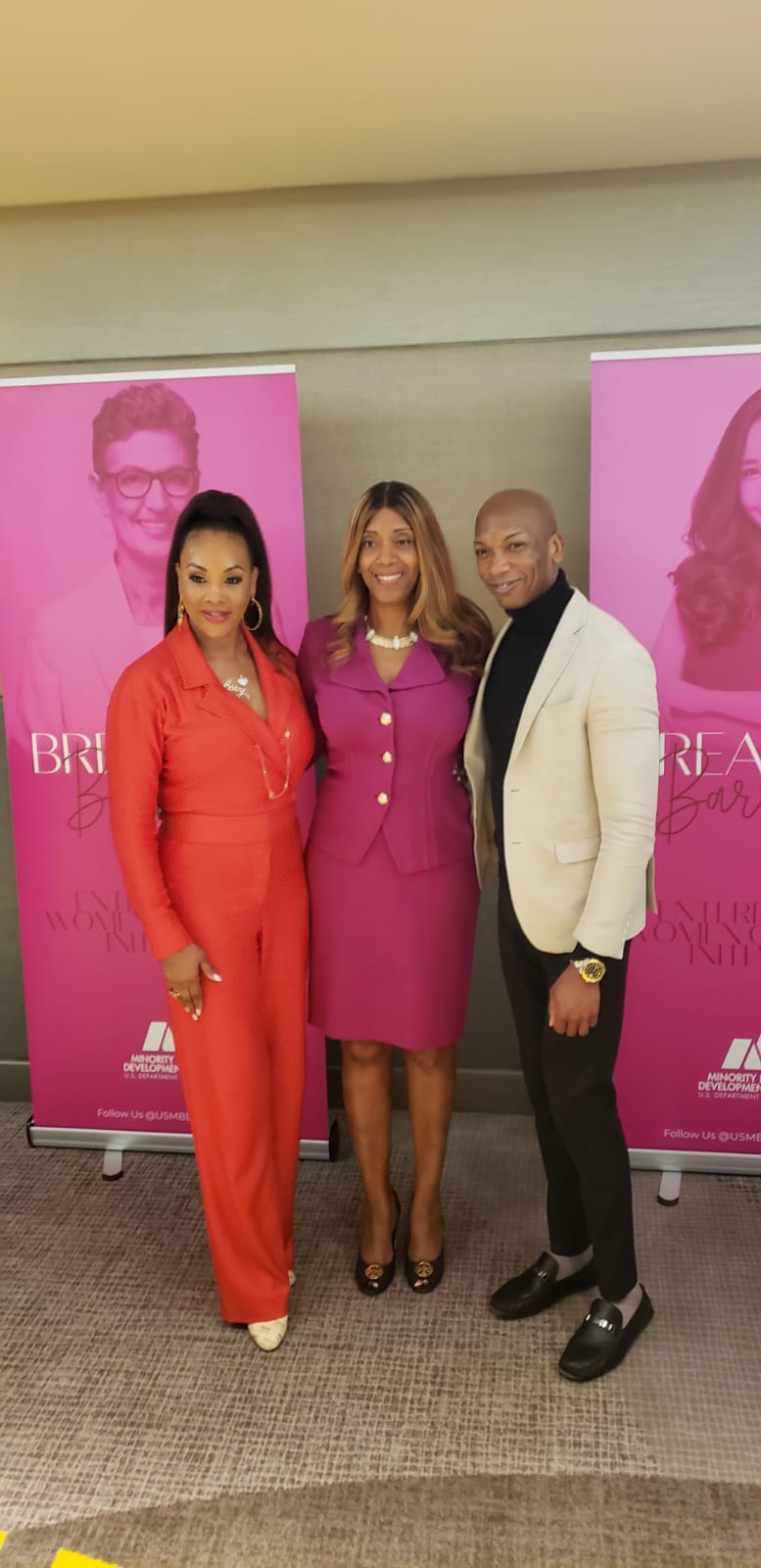 Beatrice Louissaint with Vivica A. Fox