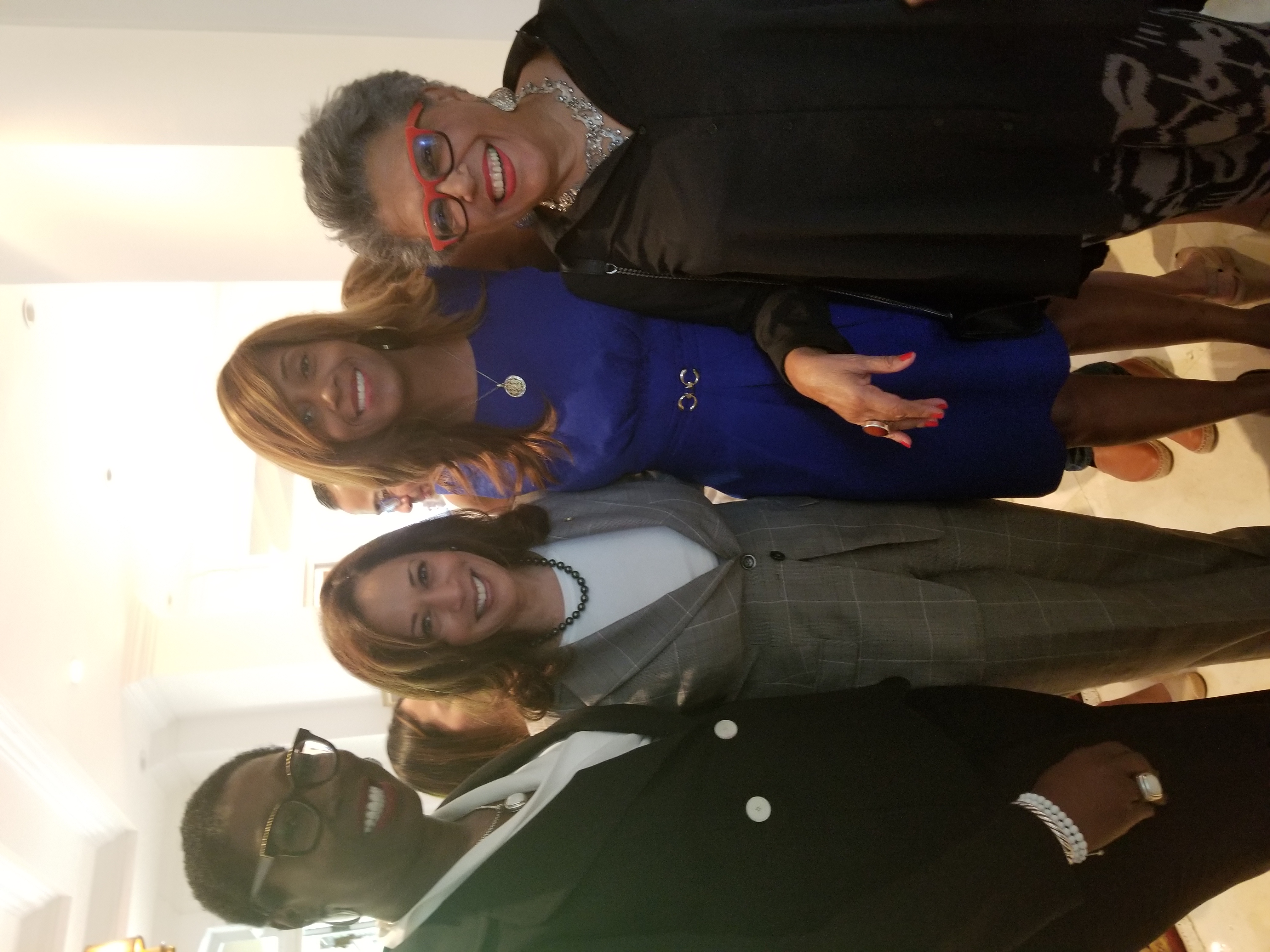 Beatrice Louissaint with Vice President Kamala Harris